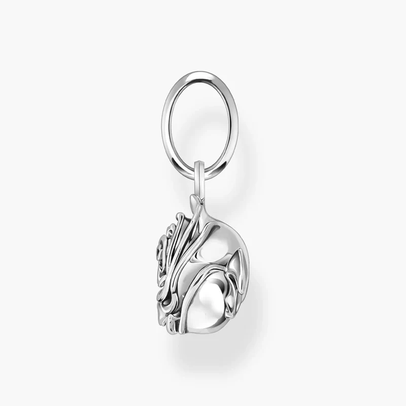 Anhänger Midnight Rose Silber