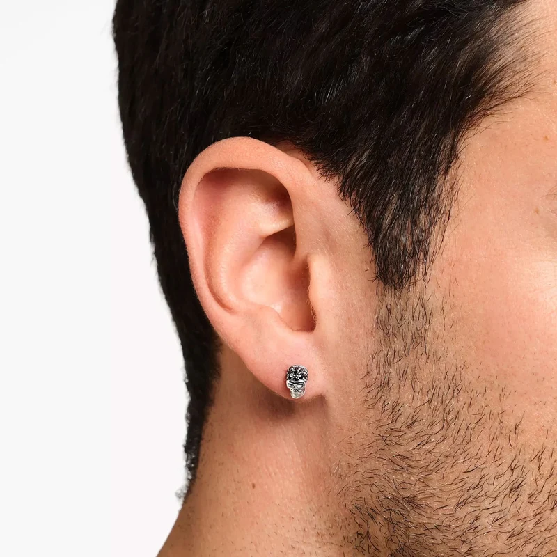 Ohrstecker Totenkopf