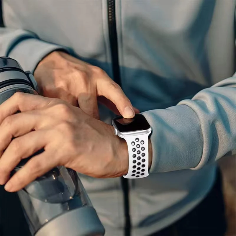 Super Angenehm Apple Smartwatch Silikon Universell Armband