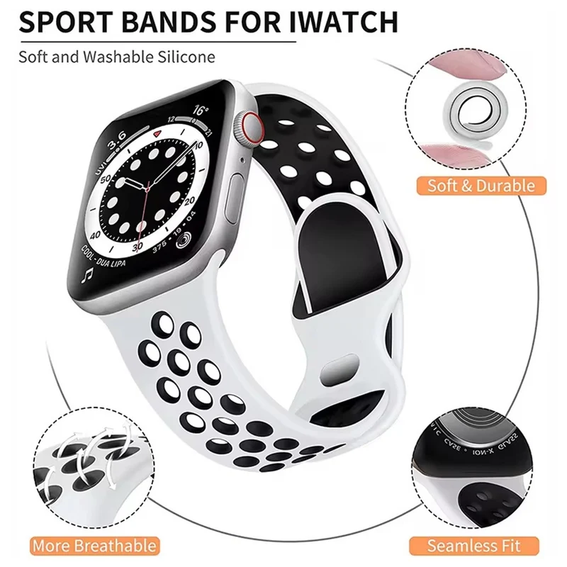 Super Angenehm Apple Smartwatch Silikon Universell Armband