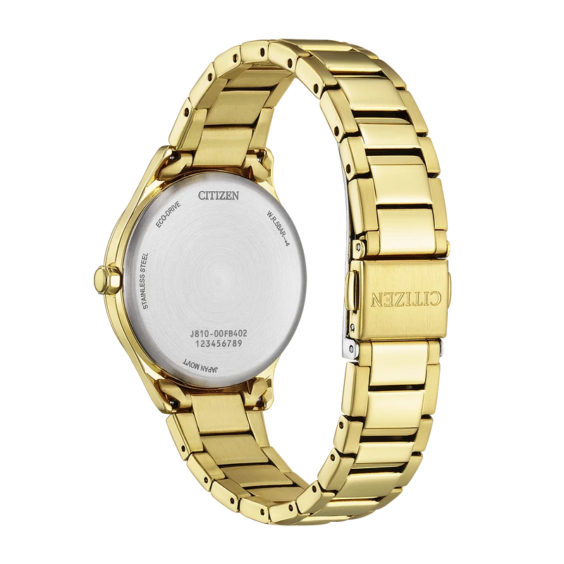 Citizen FE6122-64A Damenuhr • Eco-Drive • Gold-Design