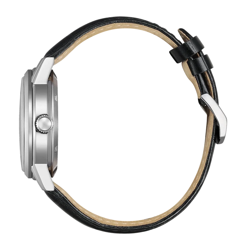 Citizen NJ0210-05E Herrenuhr • Inhouse Automatikwerk • Elegantes Lederarmband