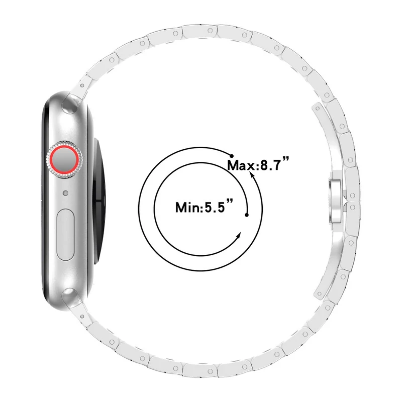 Mega Bequem Apple Smartwatch Metall Universell Armband