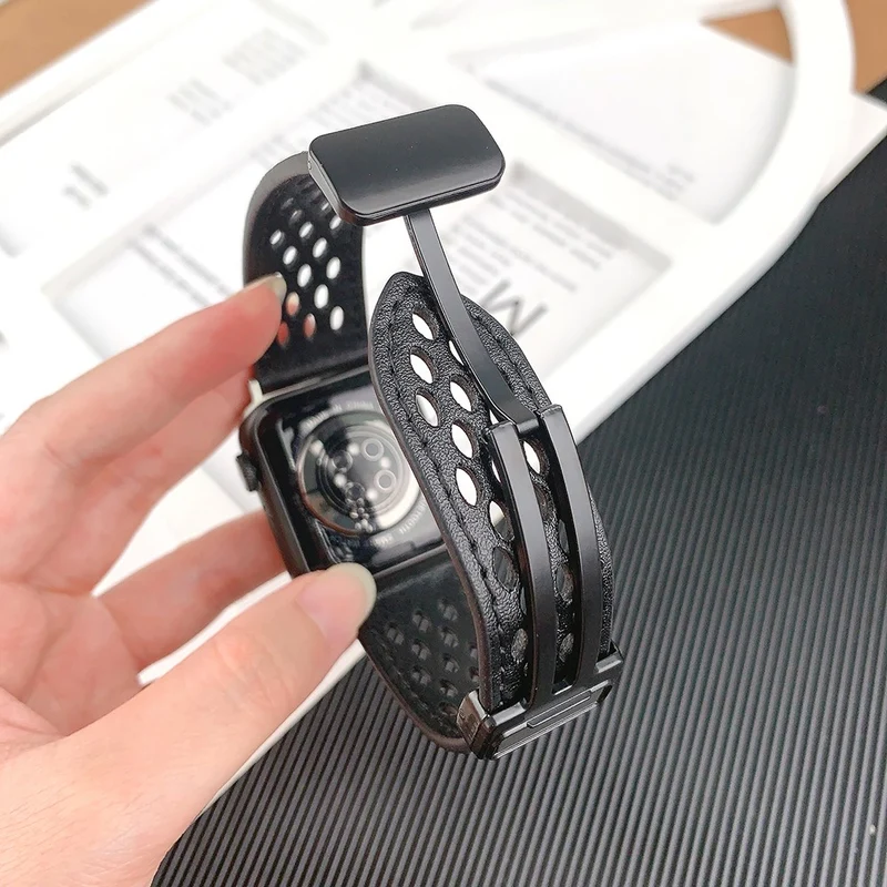 Stilvoll Apple Smartwatch Kunstleder Universell Armband
