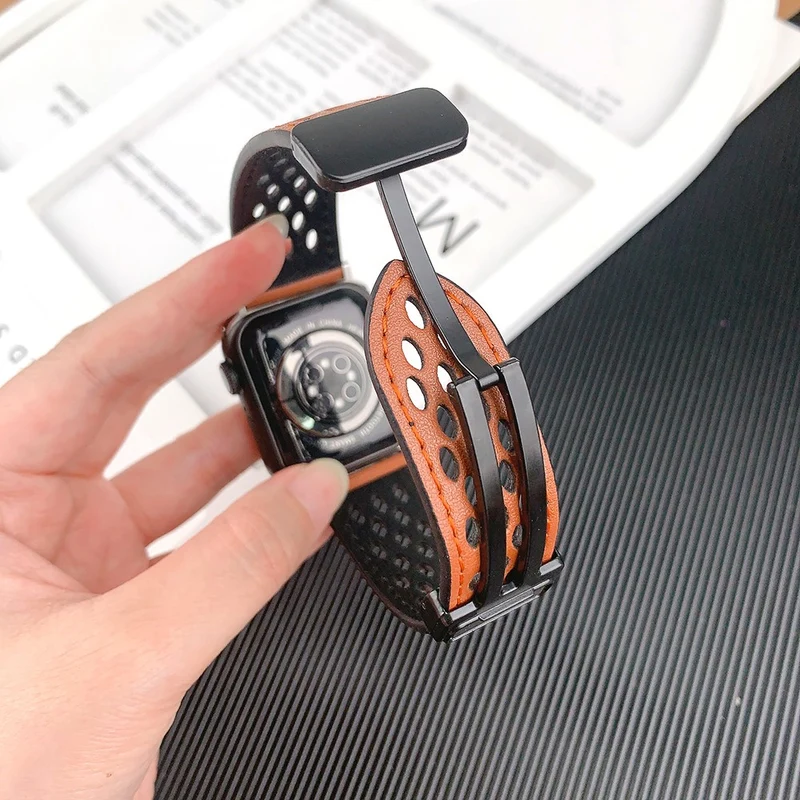Stilvoll Apple Smartwatch Kunstleder Universell Armband