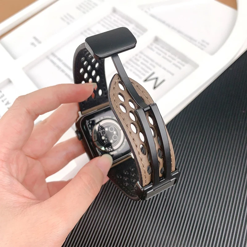 Stilvoll Apple Smartwatch Kunstleder Universell Armband