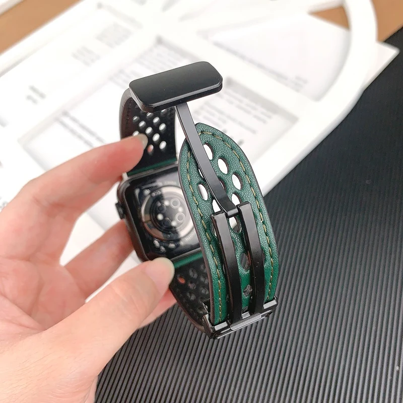 Stilvoll Apple Smartwatch Kunstleder Universell Armband