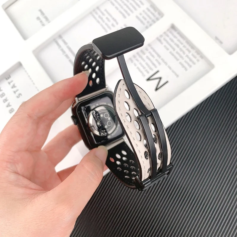 Stilvoll Apple Smartwatch Kunstleder Universell Armband