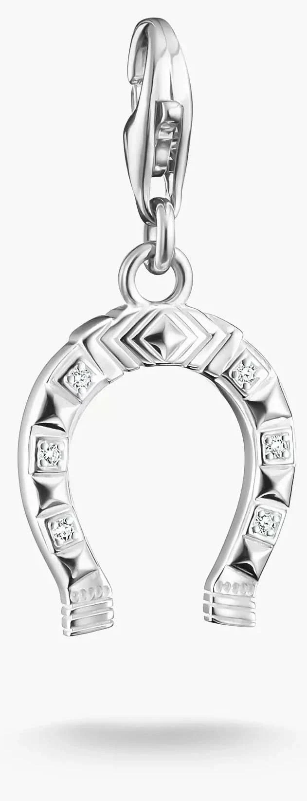 Charm-Anhänger Western-Hufeisen Original Silber