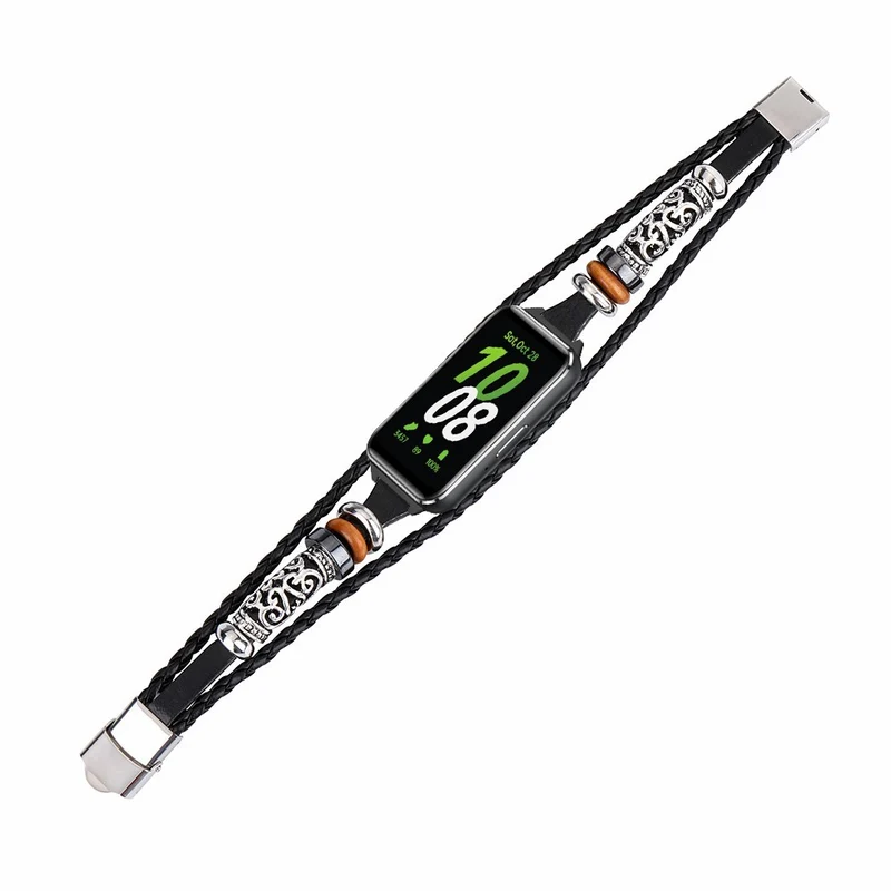 Mega Haltbar Samsung Galaxy Fit 3 Kunstleder Armband