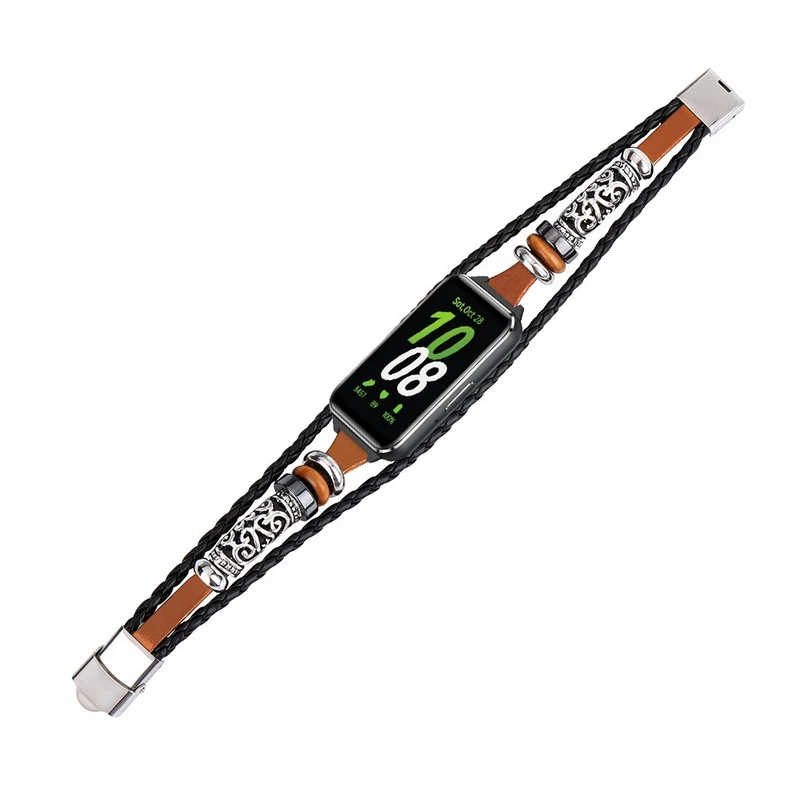 Mega Haltbar Samsung Galaxy Fit 3 Kunstleder Armband
