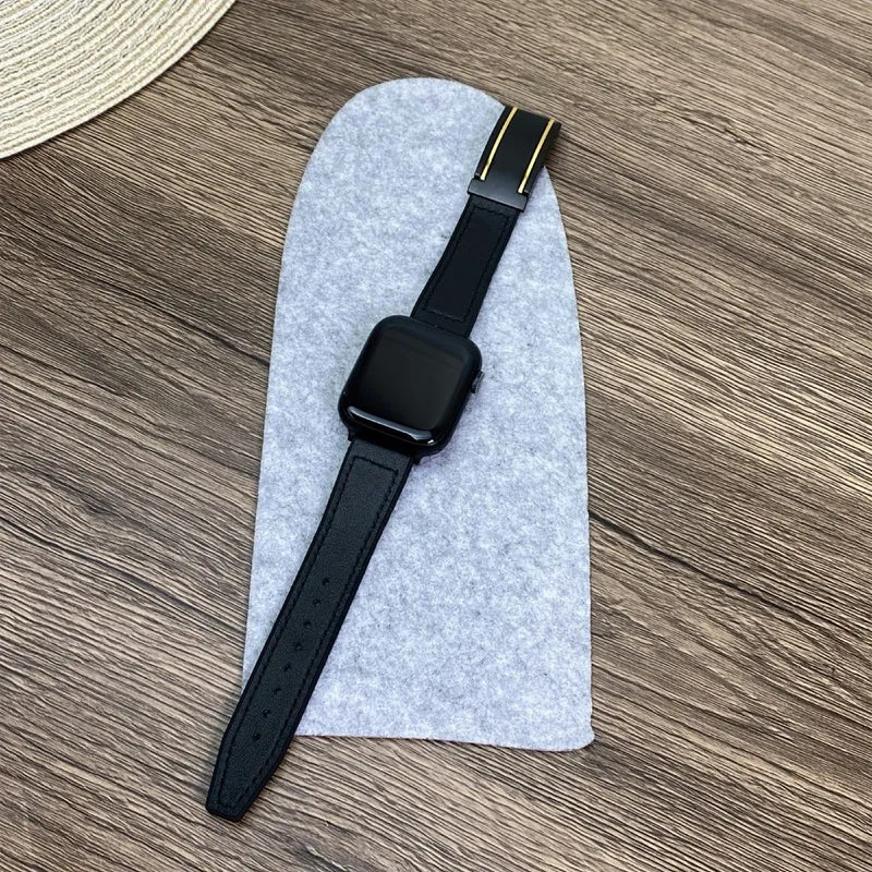 Unglaublich Sympathisch Apple Smartwatch Echtes Leder Universell Armband