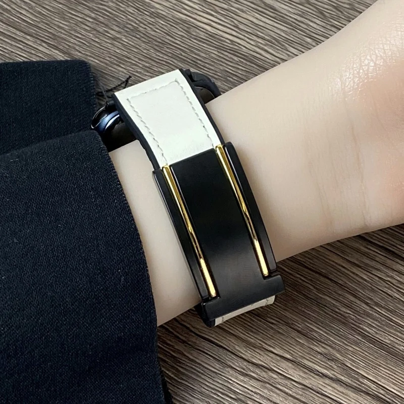 Bemerkenswert Elegant Apple Smartwatch Kunstleder Universell Armband