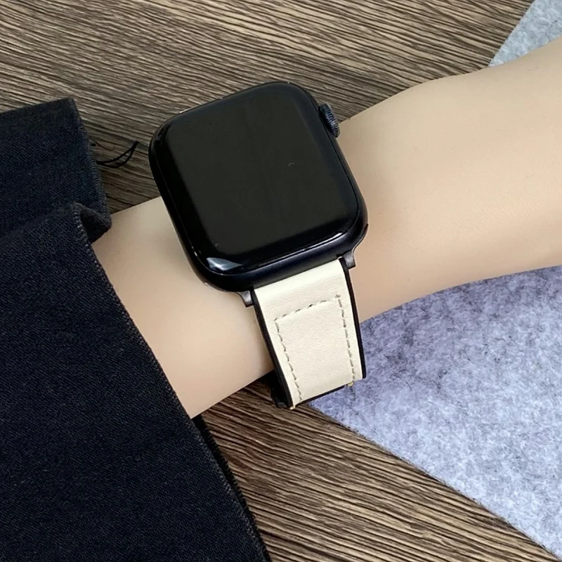 Bemerkenswert Elegant Apple Smartwatch Kunstleder Universell Armband