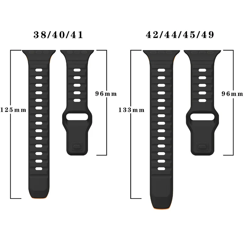 Unglaublich Bequem Apple Smartwatch Silikon Universell Armband