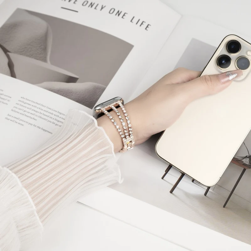 Sehr Schön Apple Smartwatch Strass Universell Armband