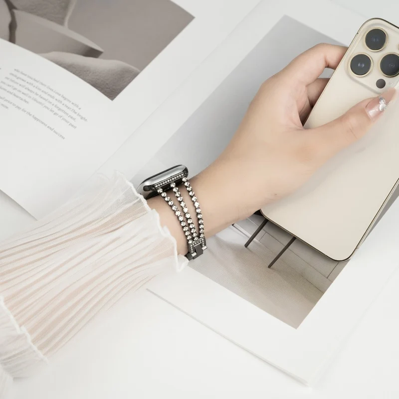 Sehr Schön Apple Smartwatch Strass Universell Armband