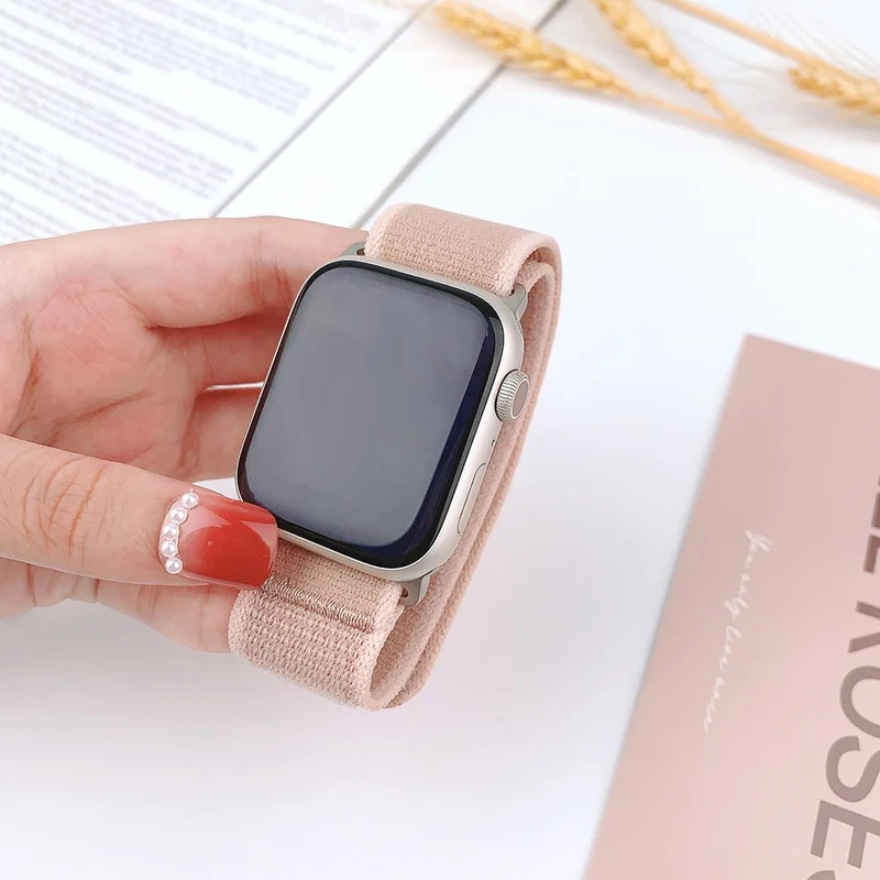 Unglaublich Süß Apple Smartwatch Nylon Universell Armband