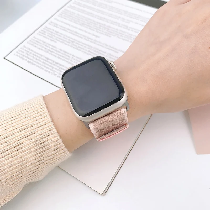Unglaublich Süß Apple Smartwatch Nylon Universell Armband
