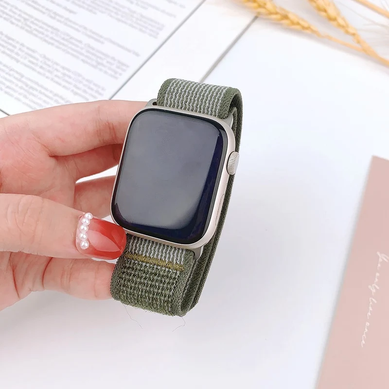 Unglaublich Süß Apple Smartwatch Nylon Universell Armband
