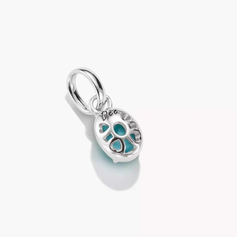 Damen Charm-Anhänger, Geburtsstein Dezember Türkis - THOMAS SABO Modell: CC1340-404-17