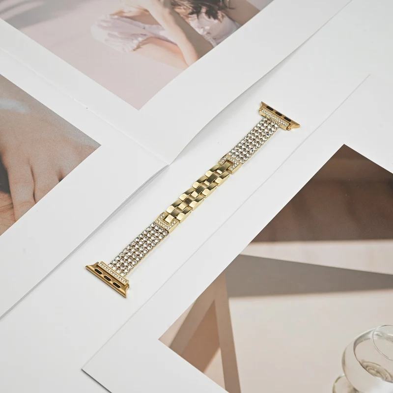Sehr Robust Apple Smartwatch Strass Universell Armband