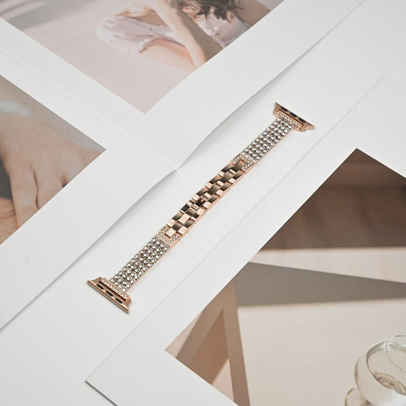 Sehr Robust Apple Smartwatch Strass Universell Armband