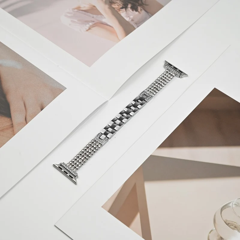 Sehr Robust Apple Smartwatch Strass Universell Armband