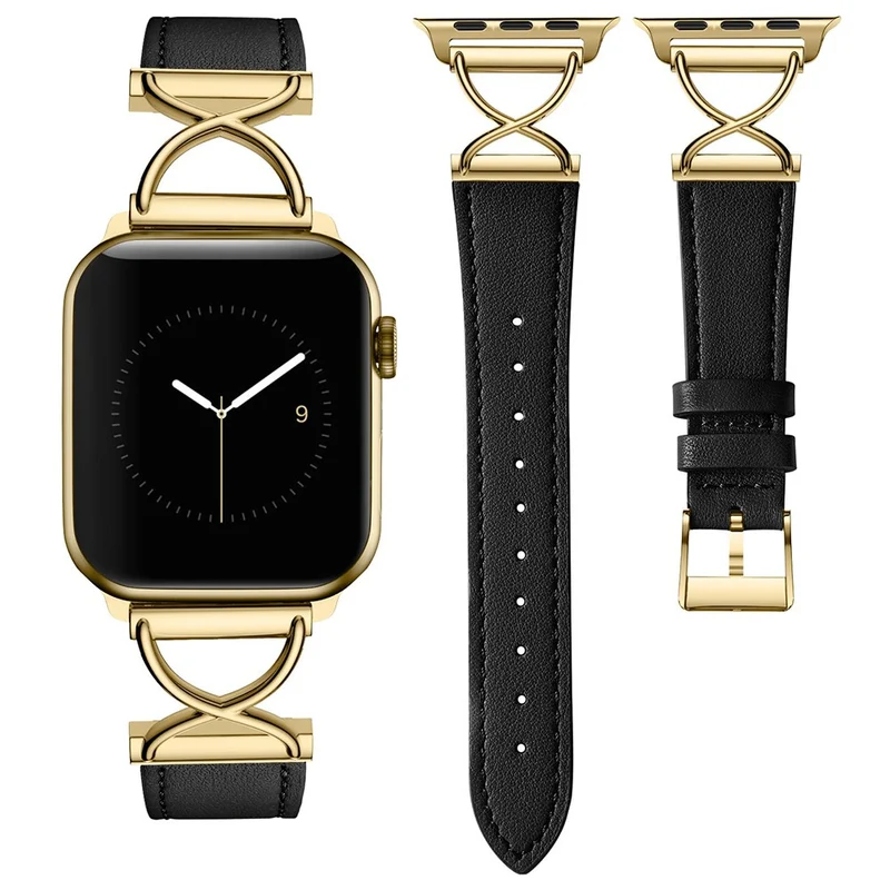Super Zuverlässig Apple Smartwatch Echtes Leder Universell Armband