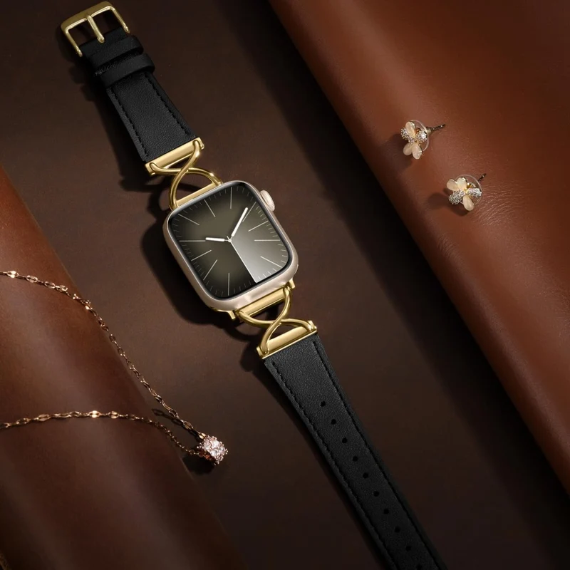 Super Zuverlässig Apple Smartwatch Echtes Leder Universell Armband