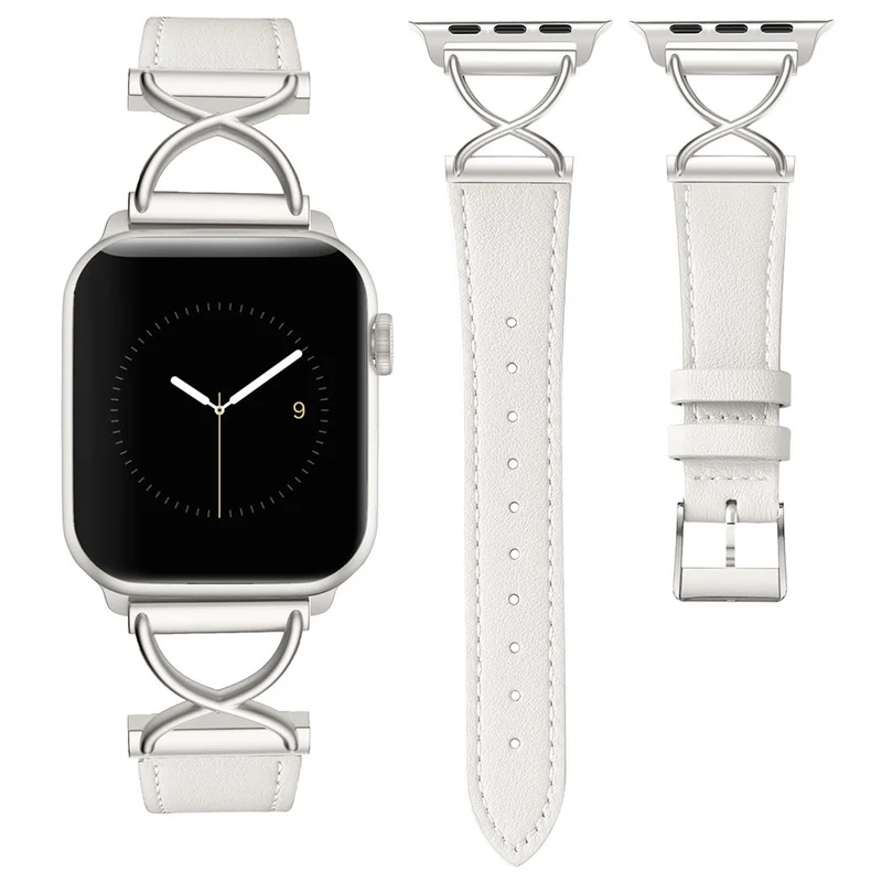Super Zuverlässig Apple Smartwatch Echtes Leder Universell Armband