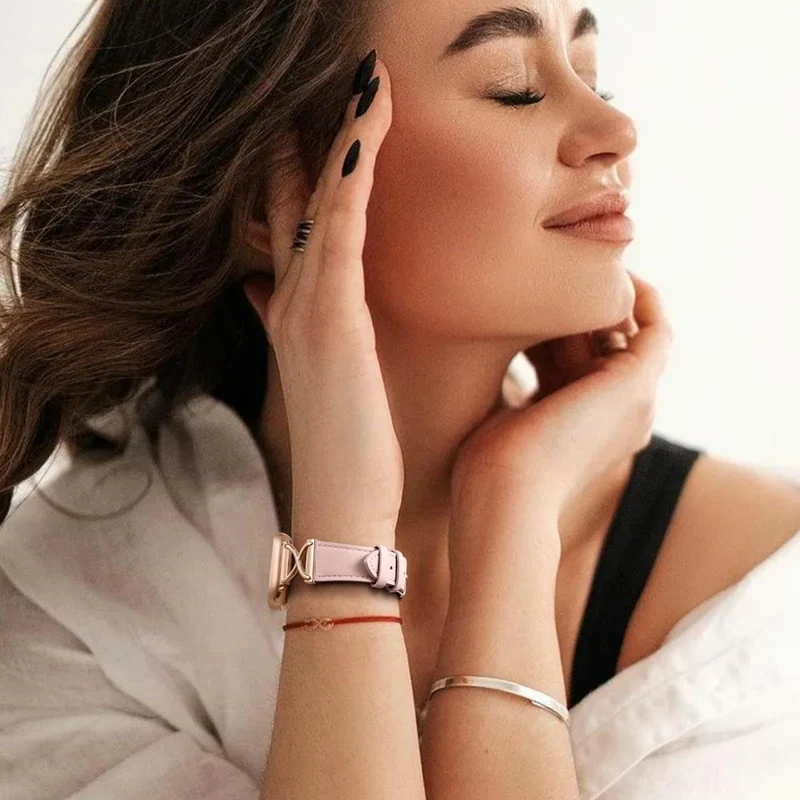 Super Zuverlässig Apple Smartwatch Echtes Leder Universell Armband