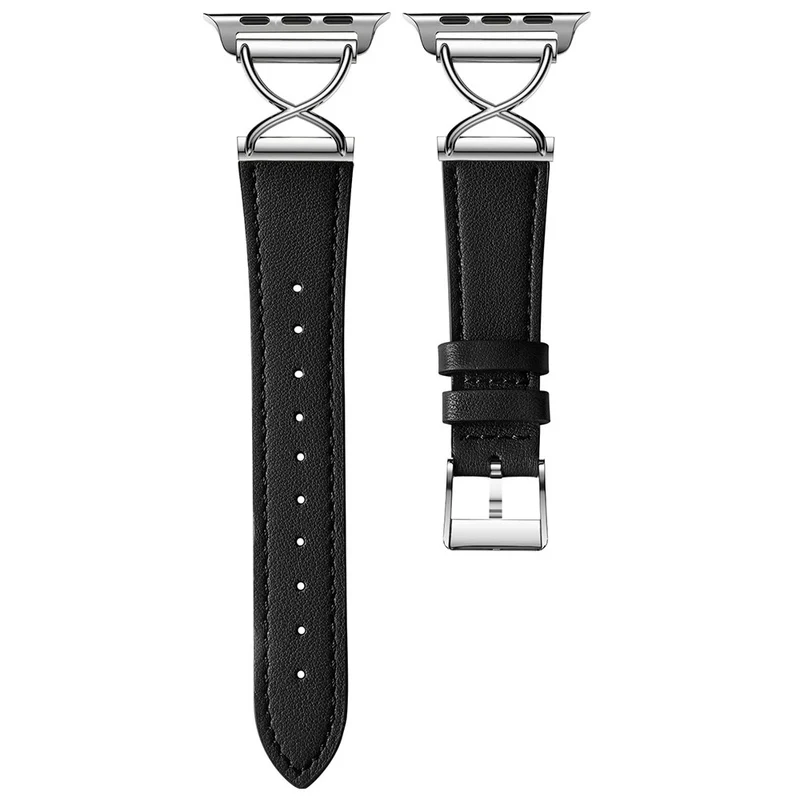 Absolut Modisch Apple Smartwatch Echtes Leder Universell Armband