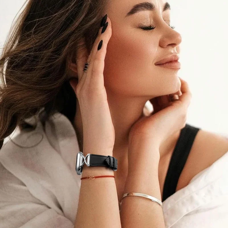 Absolut Modisch Apple Smartwatch Echtes Leder Universell Armband