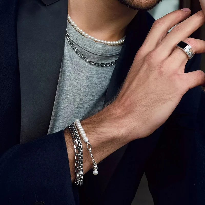 Armband Glieder silber