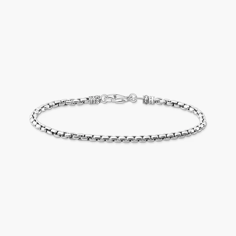 Venezia-Armband Silber geschwärzt