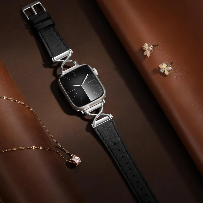 Unglaublich Elegant Apple Smartwatch Echtes Leder Universell Armband