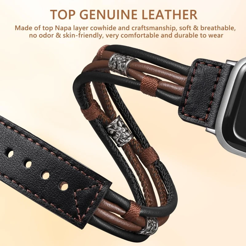 Megastark Apple Smartwatch Echtes Leder Universell Armband