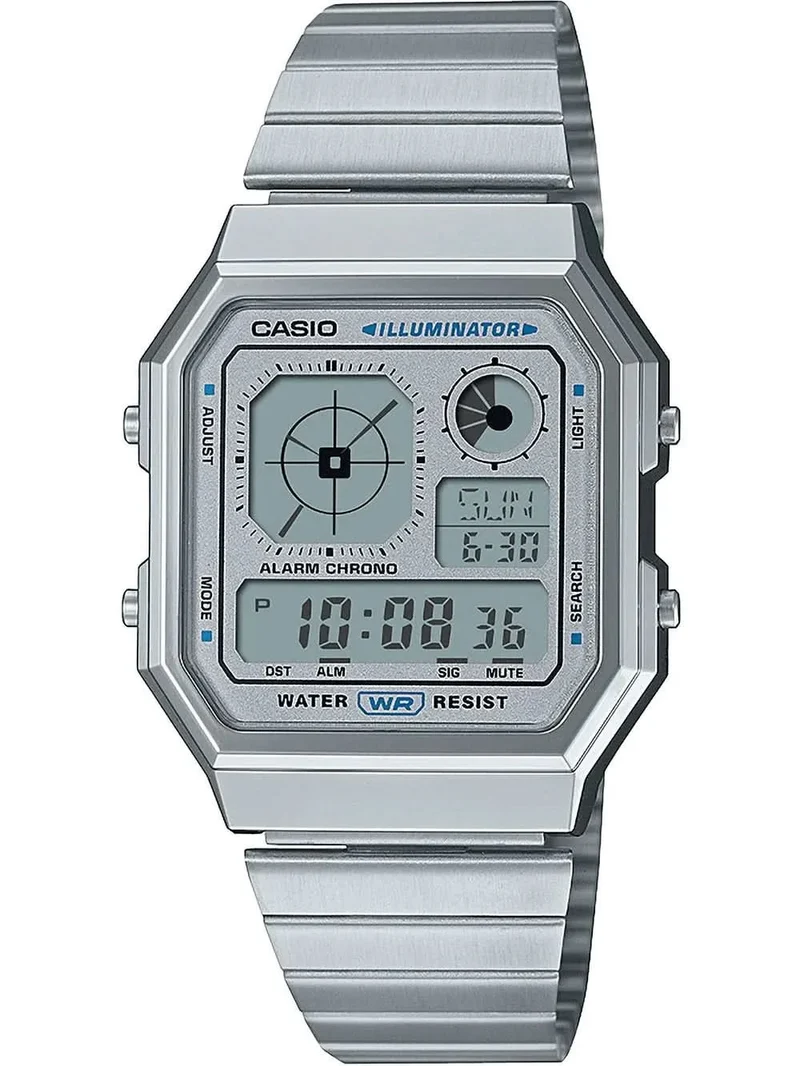 Casio Vintage Edgy A130WE-7AEF Uhr • Kultiges Retro-Design • Smarte Weltzeit-Funktion