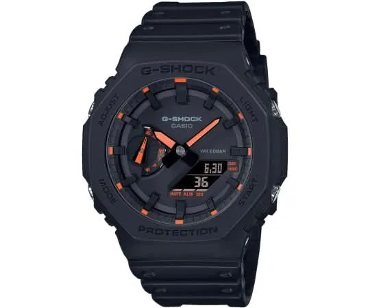 Casio G-Shock GA-2100-1A4ER Herrenuhr • Carbon Core Guard • Kultiges Octagon-Design