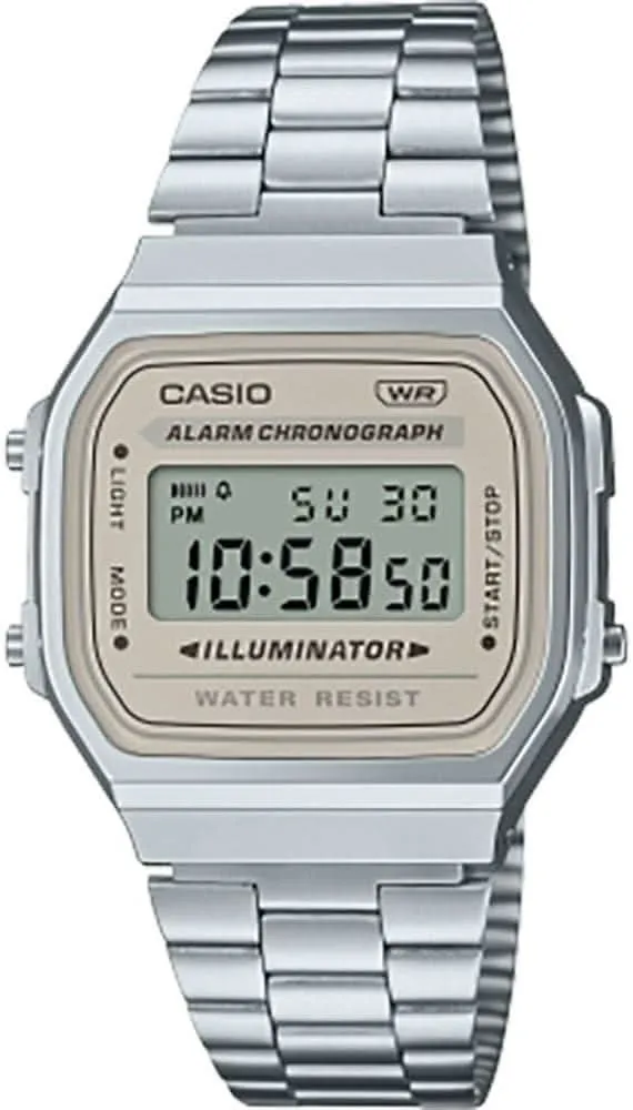 Casio Vintage A168WA-8AYES Uhr • Kultiges Retro-Design • Illuminator Beleuchtung