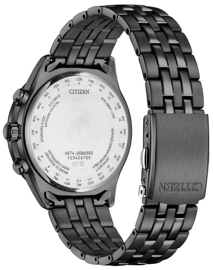 Citizen BY1035-56L Herrenuhr • Funk-Mondphase • Eco-Drive