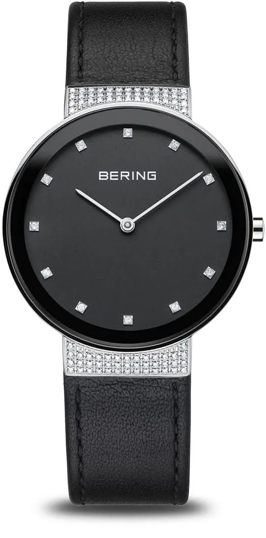 Bering Classic 10135-4025 Damenuhr • Kratzfestes Saphirglas • Feines Milanaise-Armband