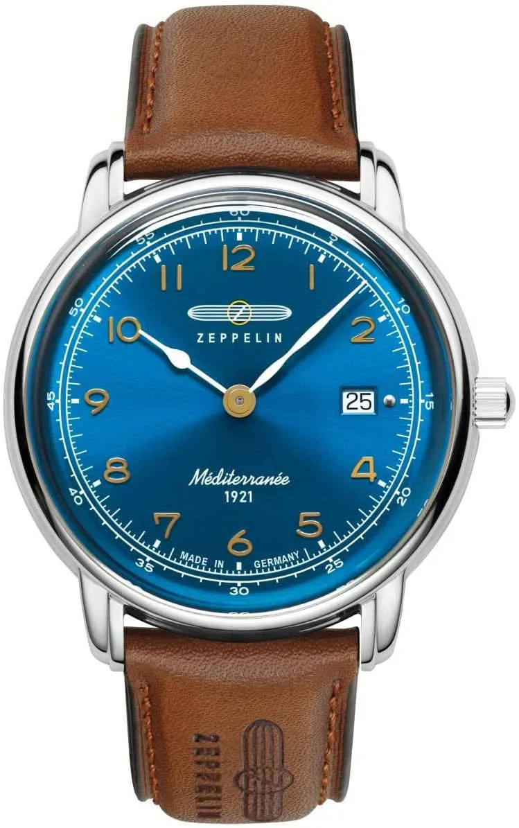 Zeppelin Méditerranée 9640-3 Herrenuhr • Maritimes Flair • Made in Germany