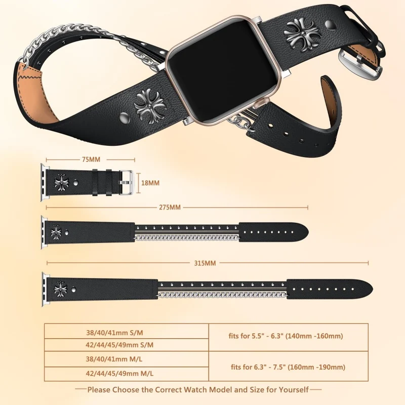 Absolut Angenehm Apple Smartwatch Echtes Leder Universell Armband