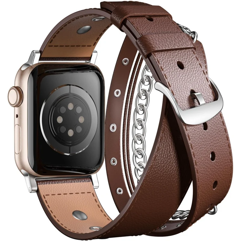Absolut Angenehm Apple Smartwatch Echtes Leder Universell Armband