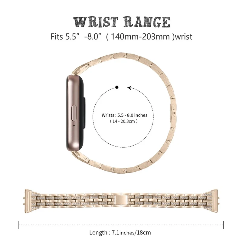 Bemerkenswert Elegant Samsung Galaxy Fit 3 Strass Armband
