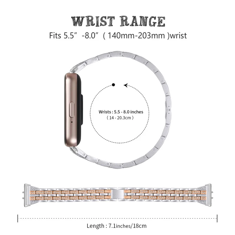 Bemerkenswert Elegant Samsung Galaxy Fit 3 Strass Armband