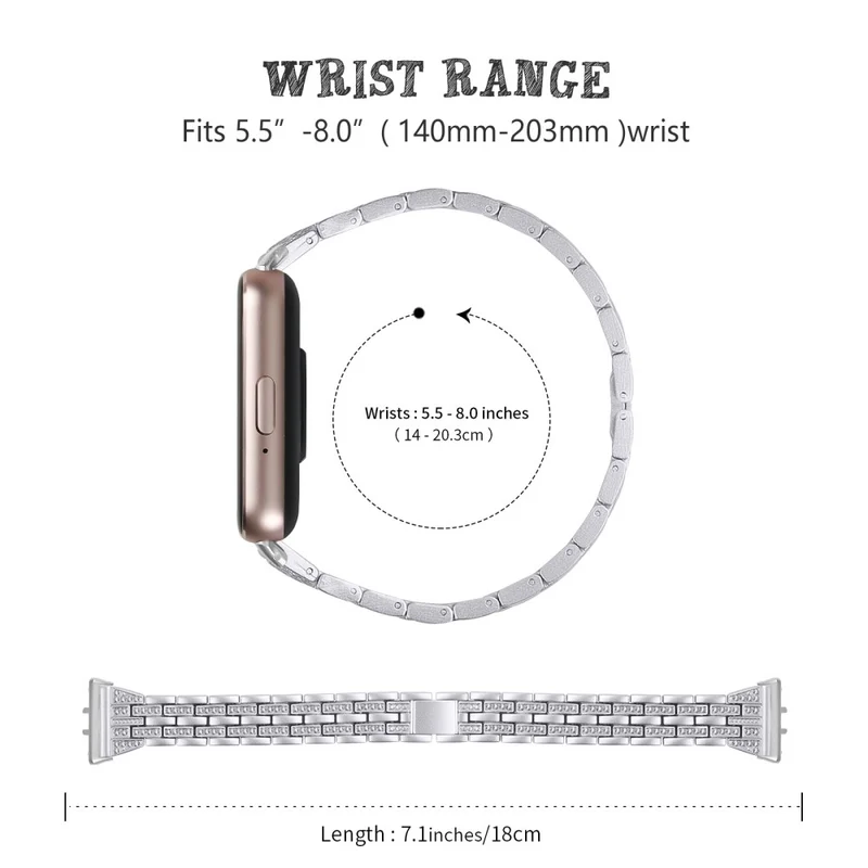 Bemerkenswert Elegant Samsung Galaxy Fit 3 Strass Armband