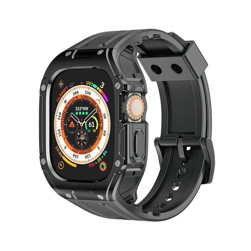 Super Angenehm Apple Watch Ultra / Apple Watch Ultra 2 Silikon Universell Armband